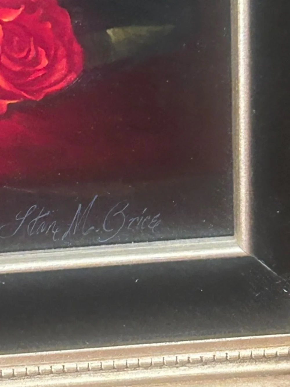 Stanley M Brice vintage framed